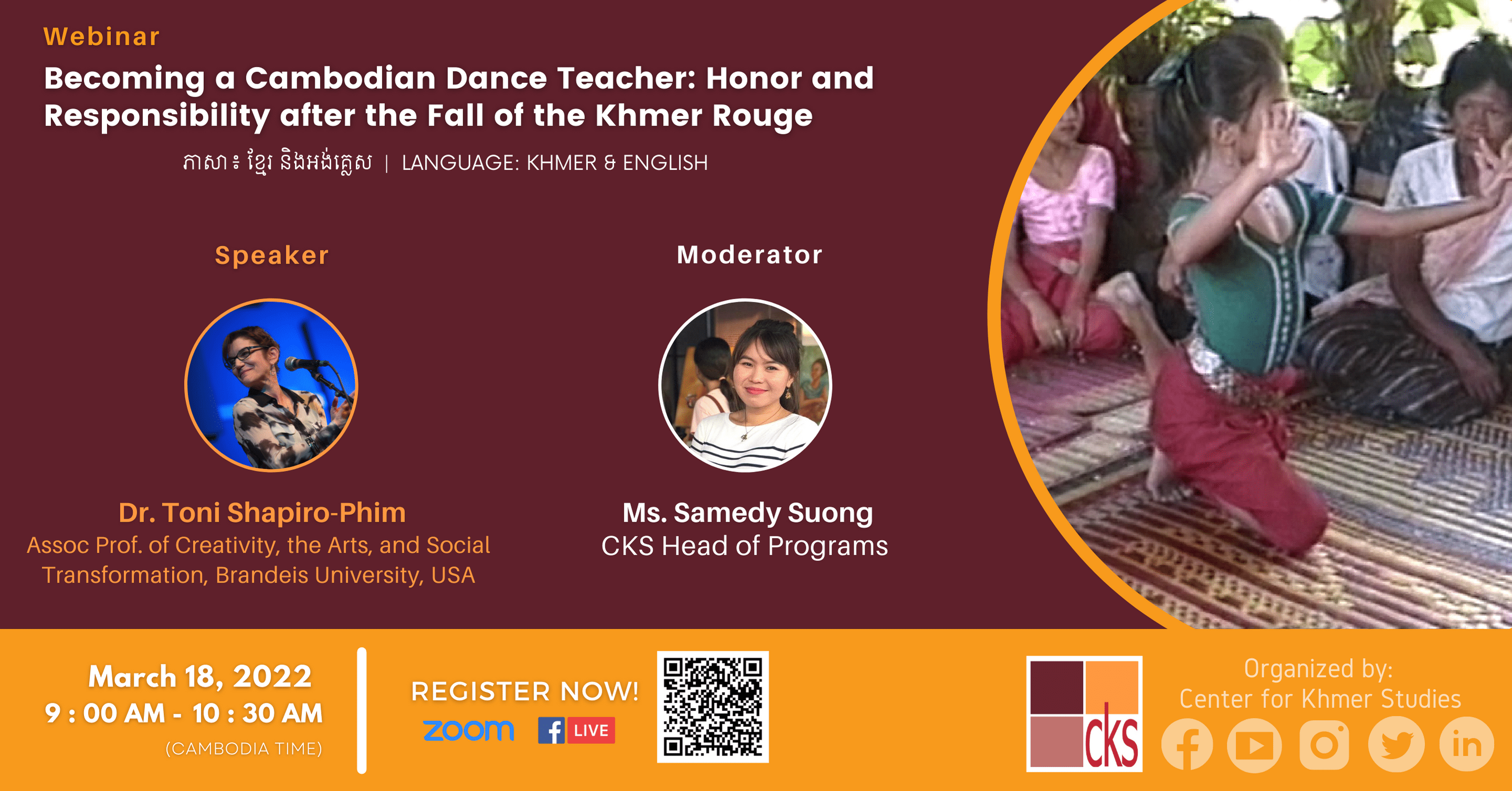 Becoming a Cambodian Dance Teacher: Honor and Responsibility after the Fall  of the Khmer Rouge - CKS - Center for Khmer Studies